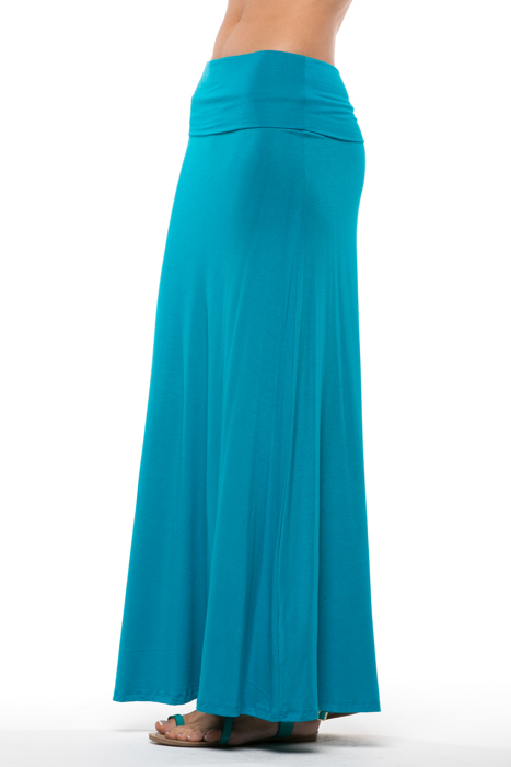 SOLID MAXI SKIRT