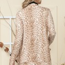 XL TAN ANIMAL CARDIGAN WITH THUMB HOLE
