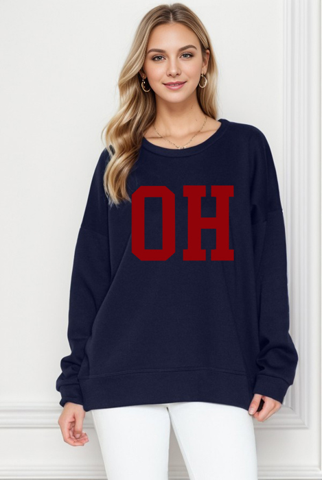 CUSTOM SOLID FLEECE OVERSIZED SWEATSHIRT