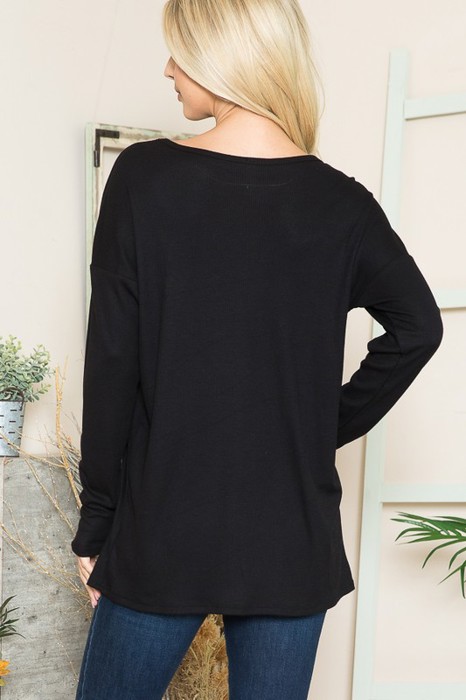 THERMAL LONG SLEEVE TUNIC TOP