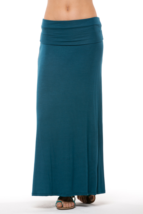 SOLID MAXI SKIRT