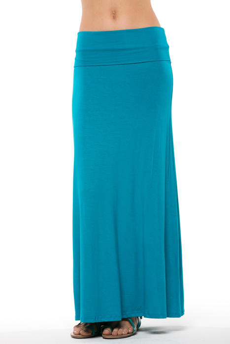 SOLID MAXI SKIRT