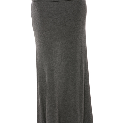 SOLID MAXI SKIRT