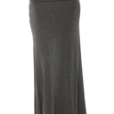  SOLID MAXI SKIRT