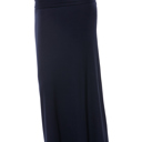 Small NAVY SOLID MAXI SKIRT