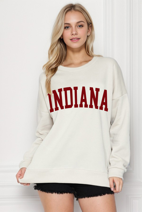 CUSTOM SOLID FLEECE OVERSIZED SWEATSHIRT