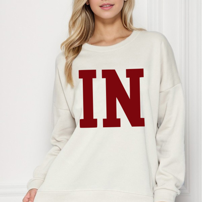 CUSTOM SOLID FLEECE OVERSIZED SWEATSHIRT
