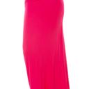 Small FUCHSIA SOLID MAXI SKIRT