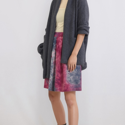 TIE DYE MIDI SKIRT