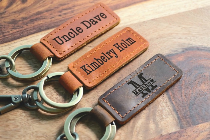 Personalized Leather Keychain, Customized Keychain, Custom Leather Key chain, coordinates key chain longitude latitude keychain, Best Gift