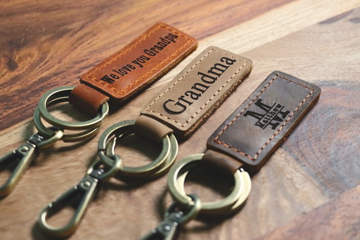 Personalized Leather Keychain, Customized Keychain, Custom Leather Key chain, coordinates key chain longitude latitude keychain, Best Gift