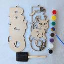  DIY Boo Ghost and Cat Set Wooden Painting Kit 