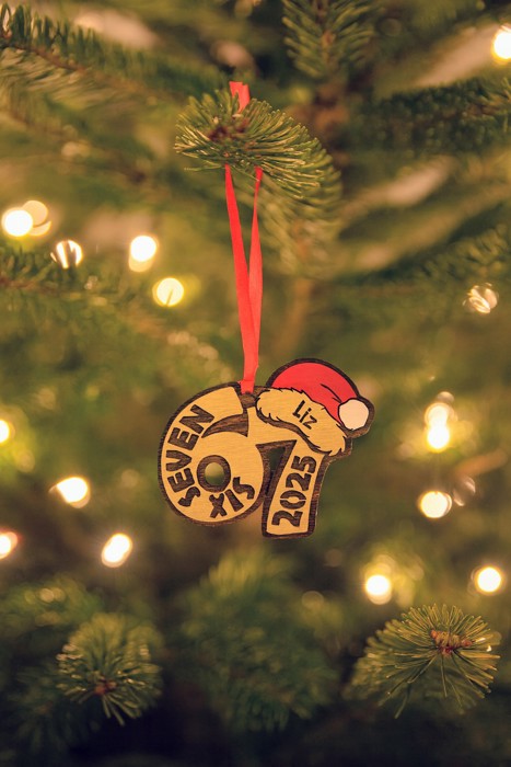 Custom 2025 Viral "67" Chistmas Ornament. 67 Trend. Funny Ornament.