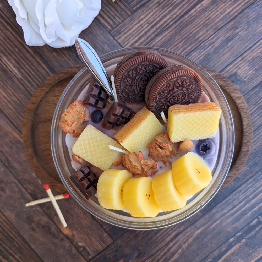 Banana Oreo Fruit Bowl Candle