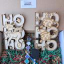  DIY Christmas Hohoho Reindeer and Cat Set Wooden Painting Kit