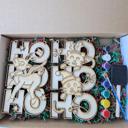  DIY Christmas Hohoho Reindeer and Cat Set Wooden Painting Kit