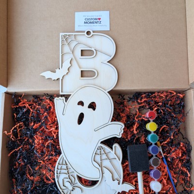 DIY Boo Ghost Wooden Sign Painting Kit 