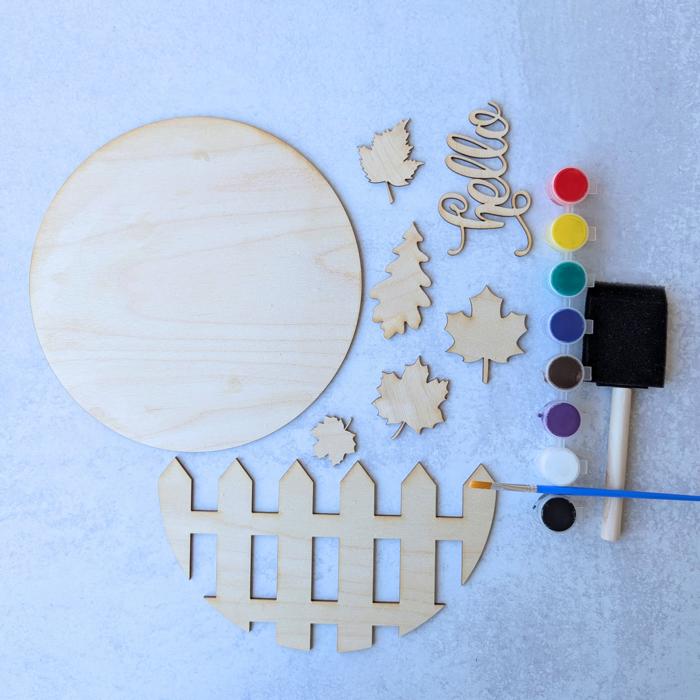 DIY Hello Fall Wooden Painting Kit