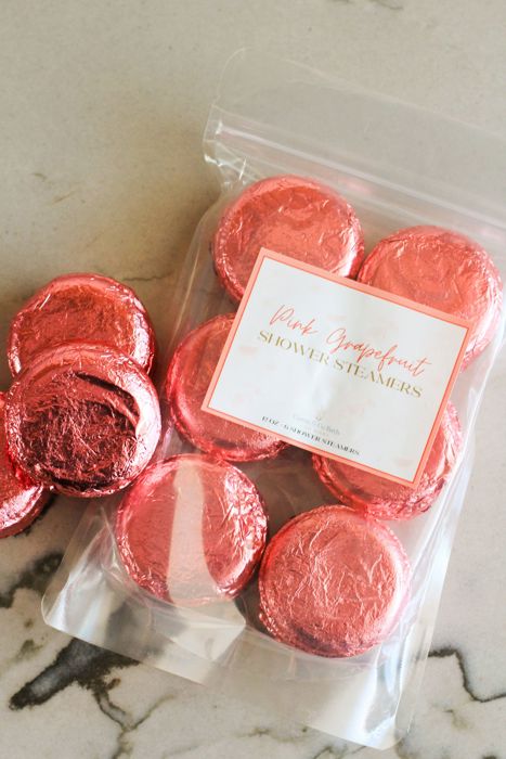 Pink Grapefruit Shower Steamers