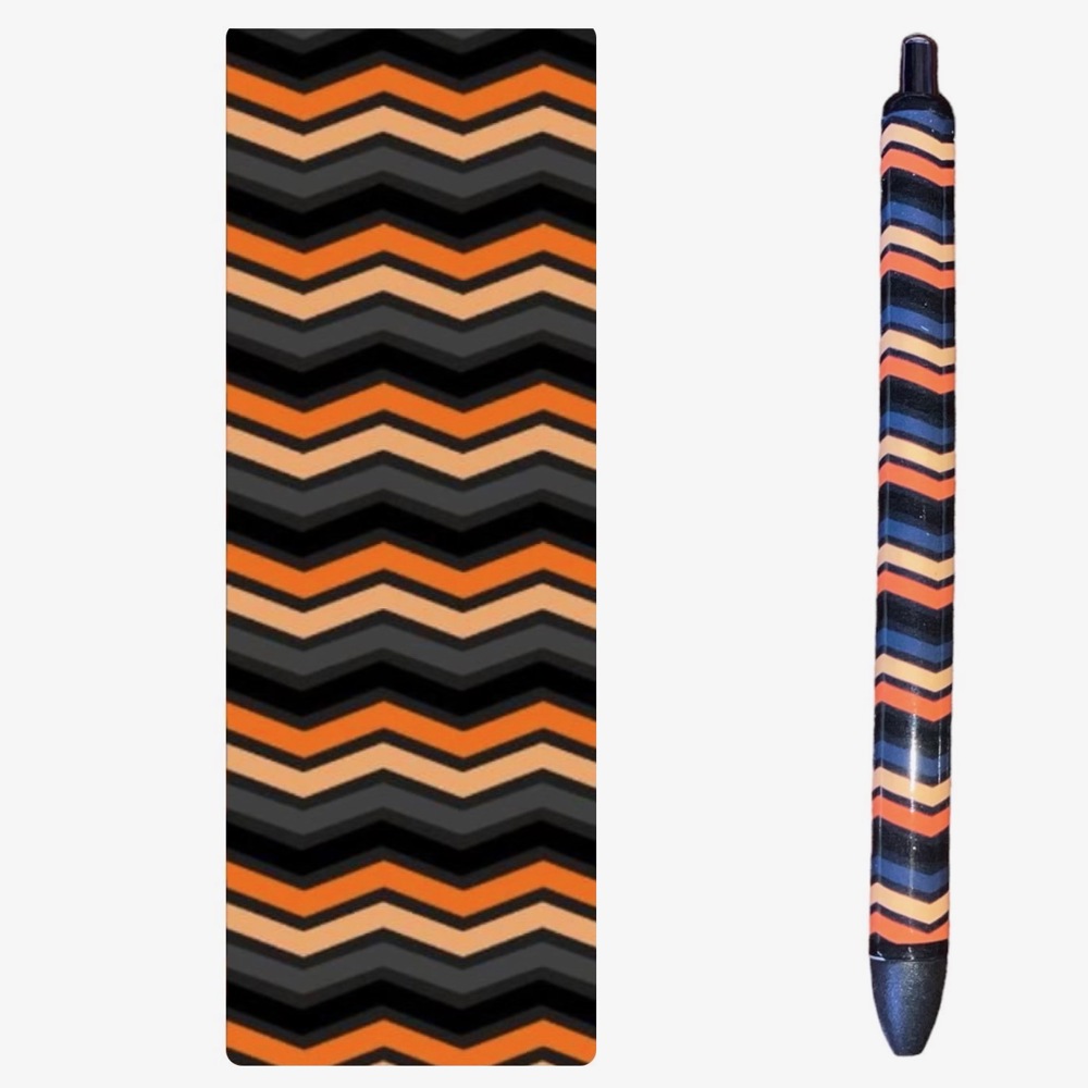 Fall Chevron Pen With 1 Refill