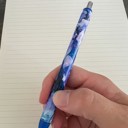  Blue Hue Design Pen Plus 1 Refill 