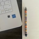  Fall Striped Pen With 1 Refill