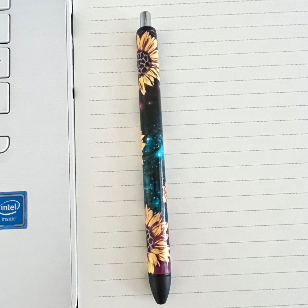 Galaxy Sunflower Pen With 1 Refill