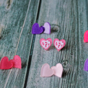  Heart Stud Earrings