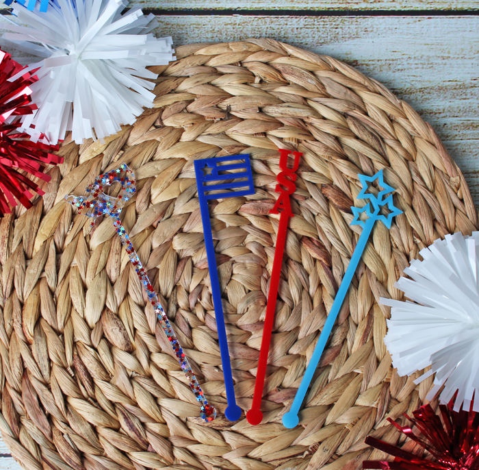 Patriotic Stir Sticks