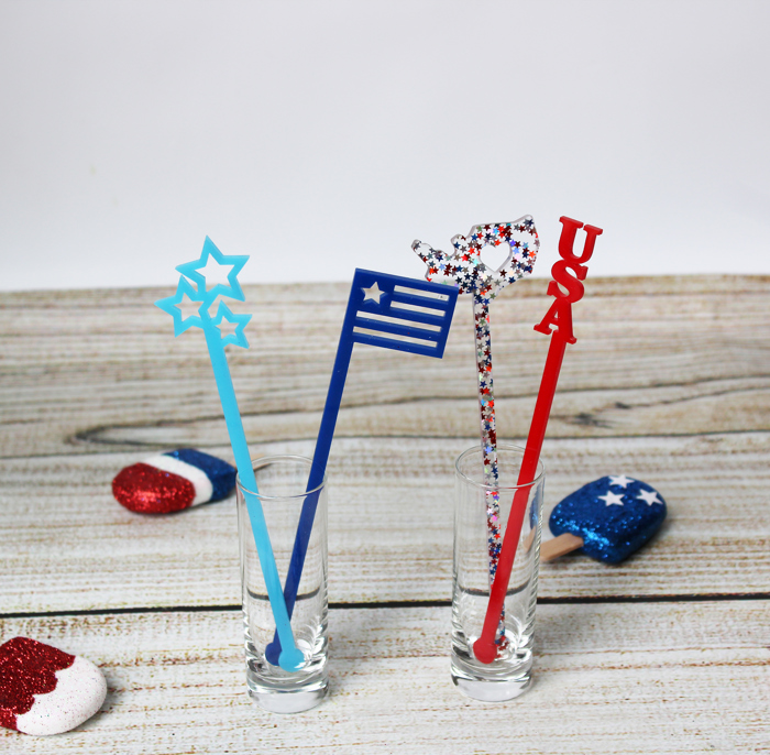 Patriotic Stir Sticks