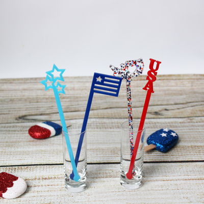 Patriotic Stir Sticks