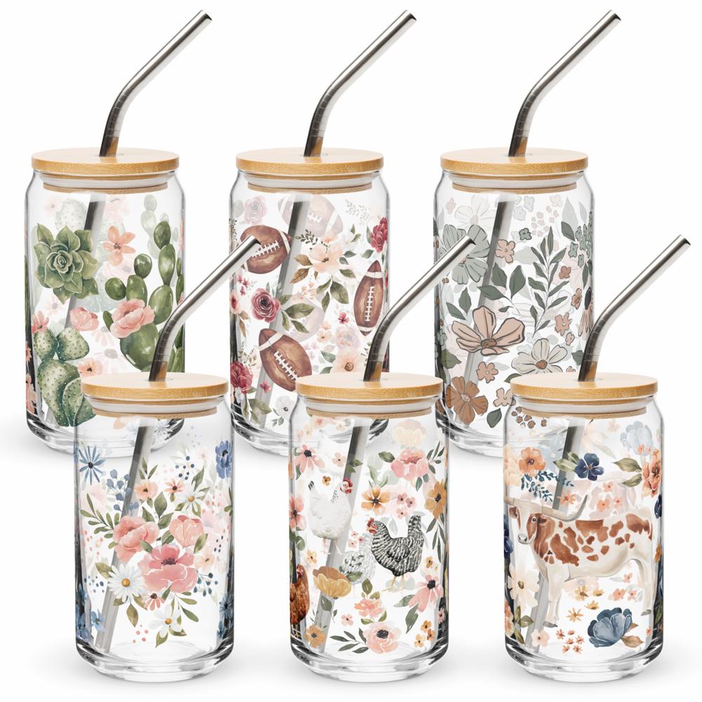 Illustrated Glass Tumblers