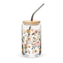 Charlotte Flowers Illustrated Glass Tumblers