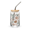 Montana Bloom Floral Illustrated Glass Tumblers