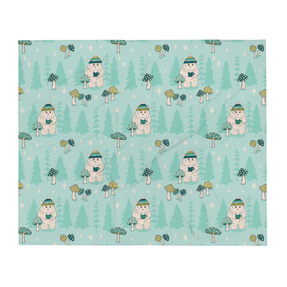 Whimsical Winter Throw Blankets for Kids