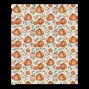 Charlotte Pumpkin Floral Throw Blanket Floral Throw Blankets