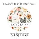 Charlotte Chicken Floral Throw Blanket Floral Throw Blankets