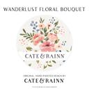 Wanderlust Floral Bouquet Throw Blanket Floral Throw Blankets