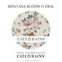 Montana Bloom Floral Throw Blanket Floral Throw Blankets