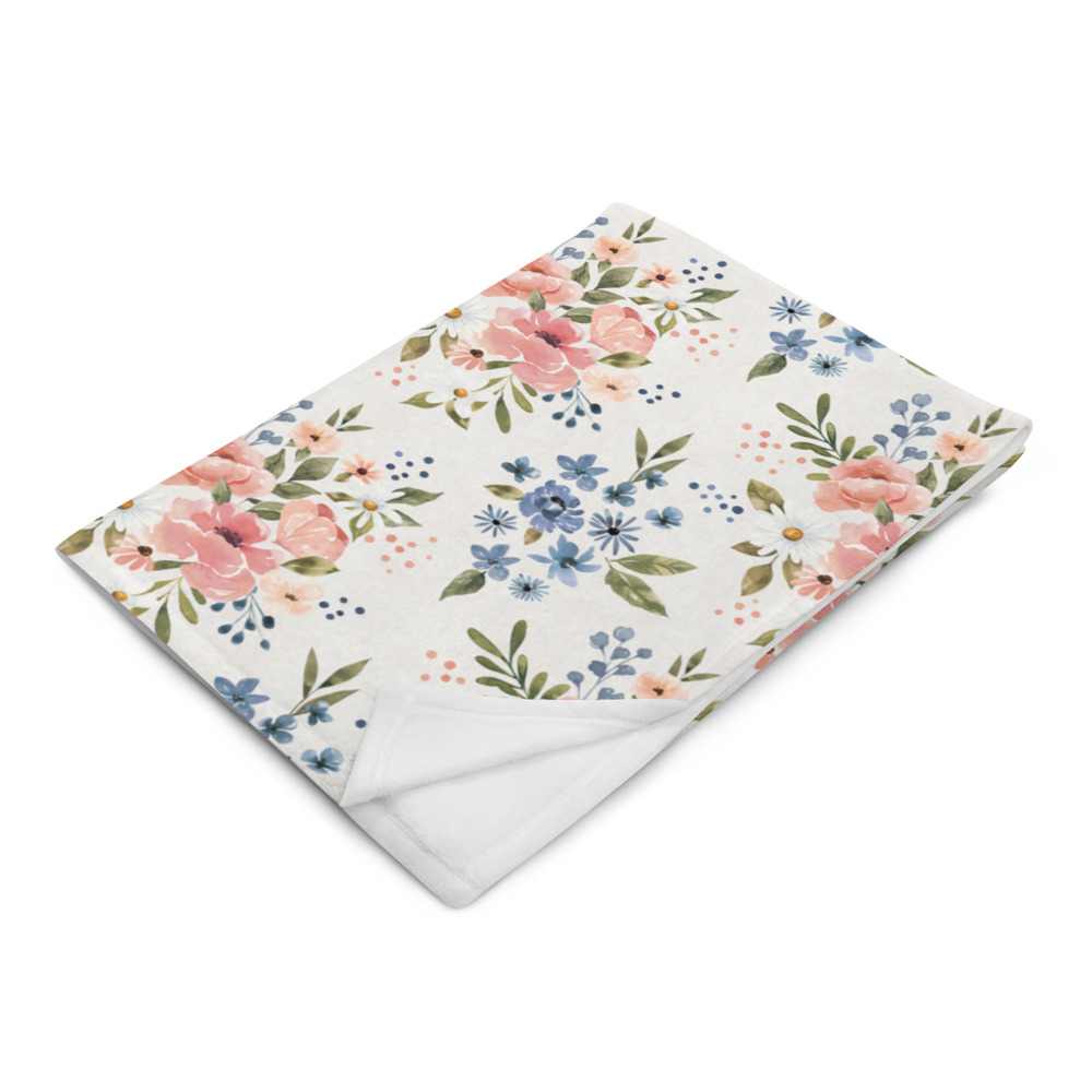 Floral Throw Blankets