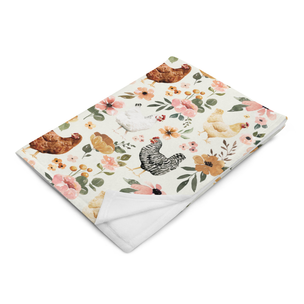 Floral Throw Blankets