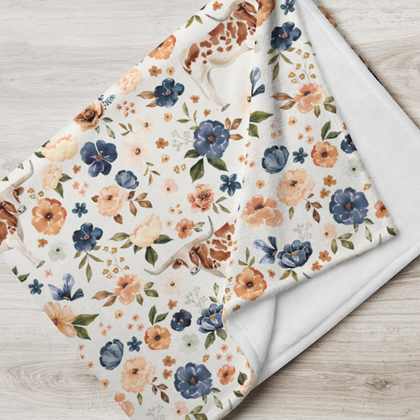 Floral Throw Blankets