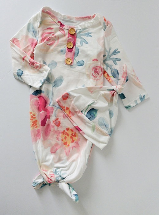 Newborn Baby Gown | 0-6m | 4 Styles