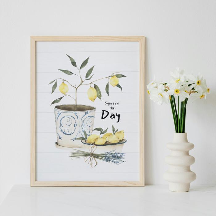 Squeeze the Day Art Print