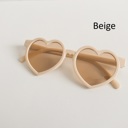 Beige Candy Heart Kid Sunnies