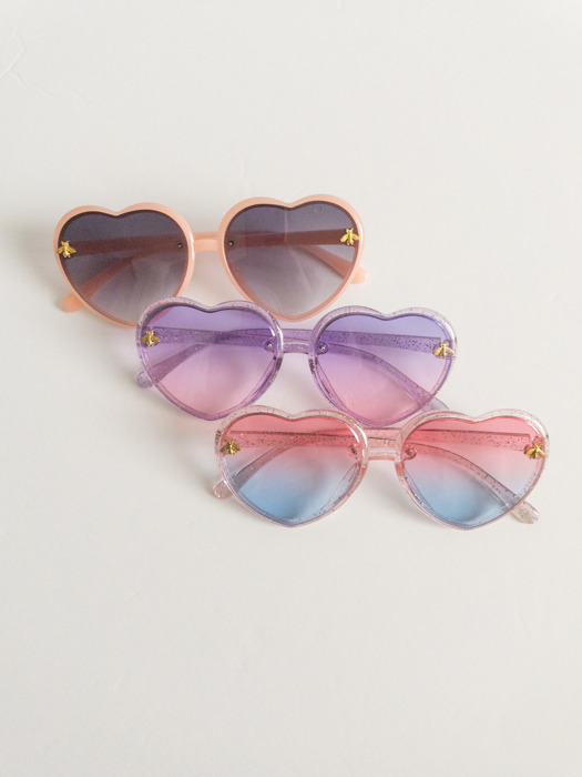 Honey Bee Heart Kids Sunnies 