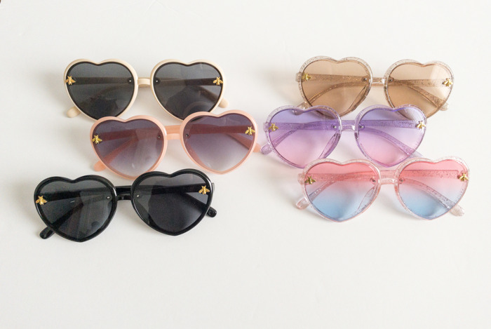 Honey Bee Heart Kids Sunnies 