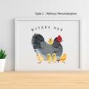  Mother Hen Custom Watercolor Art Print | 2 Styles