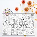  Happy Halloween Coloring Poster, 24x36"