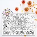  Happy Haunting Coloring Poster, 24x36"